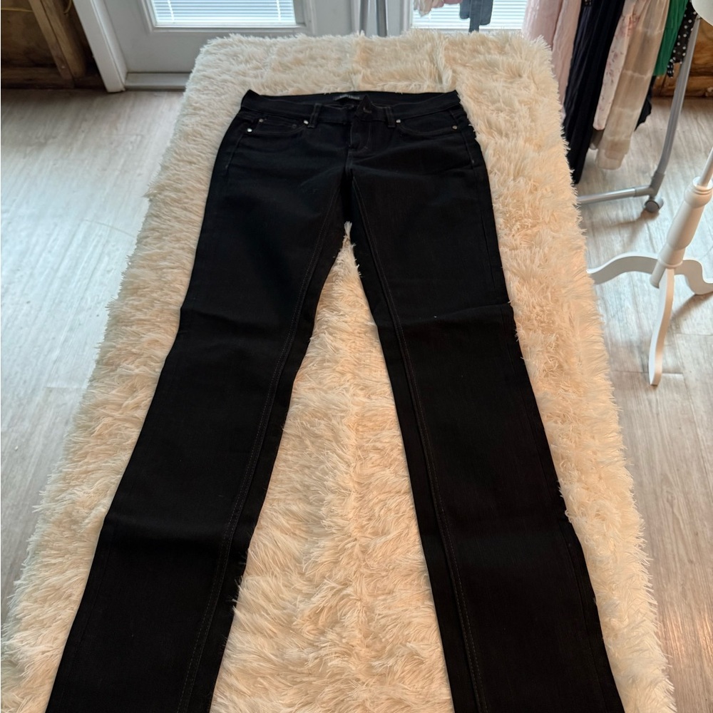 White House Black Market Black Skinny Jeans Full-Length
